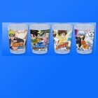 Lot de 4 verres Shukan Shonen - 40 ans du Jump Set B