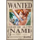 image Poster plastifié Wanted Nami (52X35)
