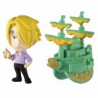 Porte-clés double - Sanji + mascotte