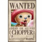 image Poster plastifié Wanted Chopper (52X35)