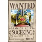 Poster plastifié Wanted Sogeking (52X35) photo thumbnail
