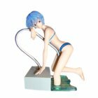 Evangelion Beachside - Rei escalier