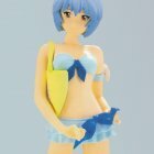 image Figurine en silicone de Rei en maillot de bain bleu
