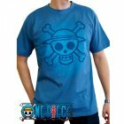 image T-shirt Skull with map blue Ver. (Taille XL)