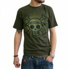 image ONE PIECE - T-shirt Skull with map Ver. kaki (Taille M)